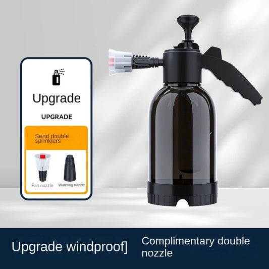  "2L Hand Pump Foam Sprayer – 3 Nozzles for Car Wash & Window Cleaning"