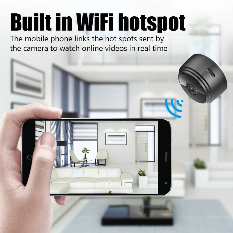 HD Micro Wireless Video Camera CCTV Mini Home Security Surveillance with Wifi IP Camera for Phone Motion Sensor IP Camera