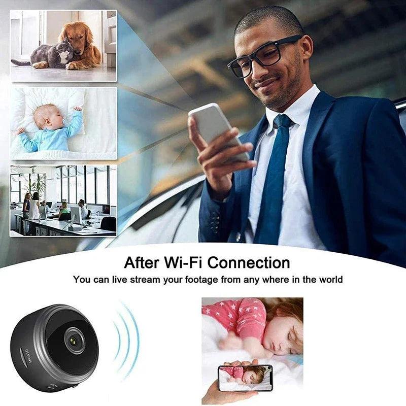 HD Micro Wireless Video Camera CCTV Mini Home Security Surveillance with Wifi IP Camera for Phone Motion Sensor IP Camera