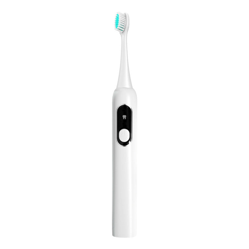 Waterproof Sonic Electric Toothbrush – Rechargeable, Soft Bristles, LED Display