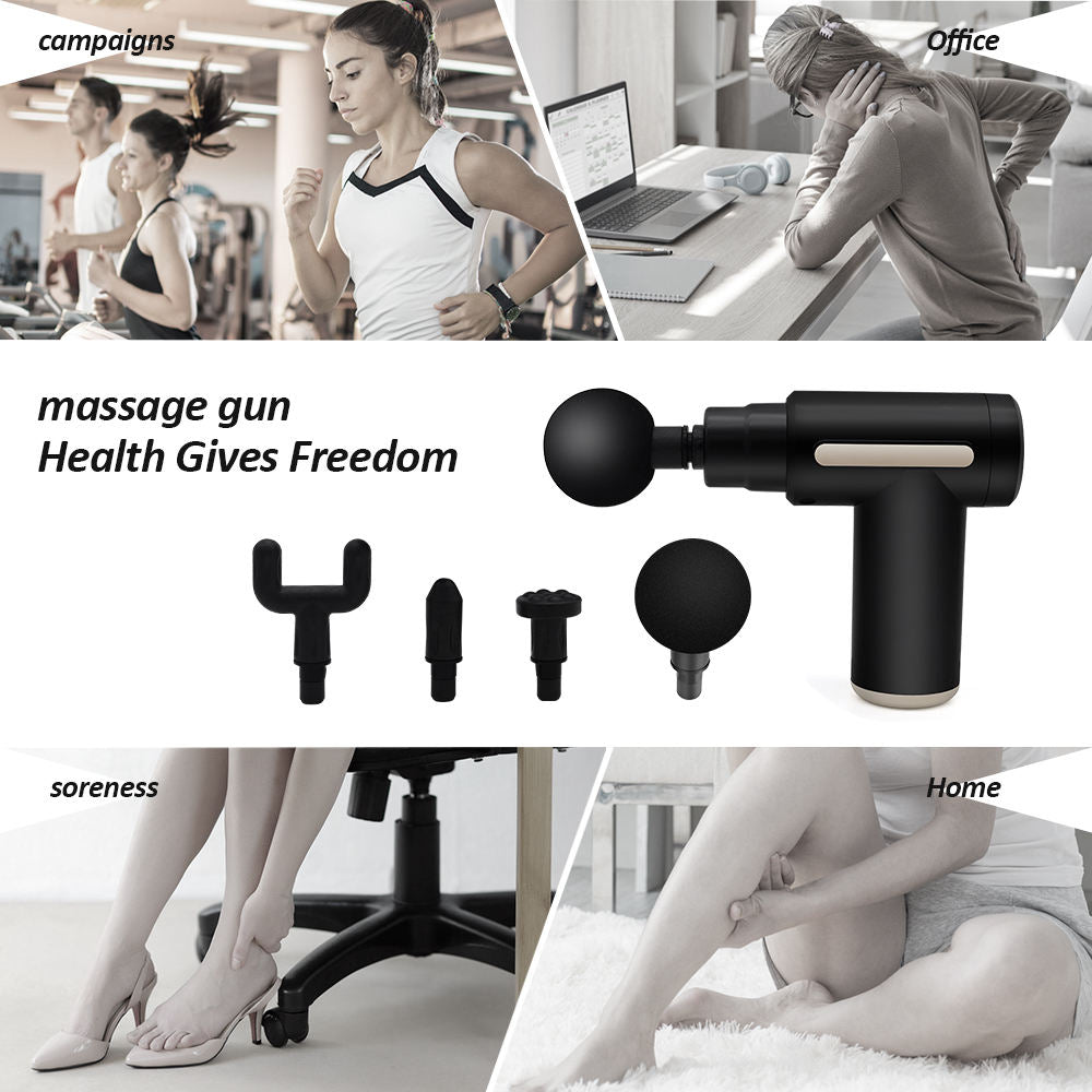 Deep Tissue Massage Gun – Heated Percussion Therapy for Muscle Relief